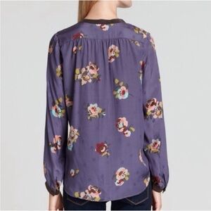 Rebecca Taylor Silk Floral Blouse